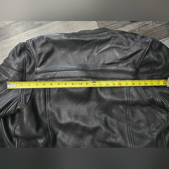 Maverick Men's Motorcycle Leather Jacket - Large - Picture 15 of 15